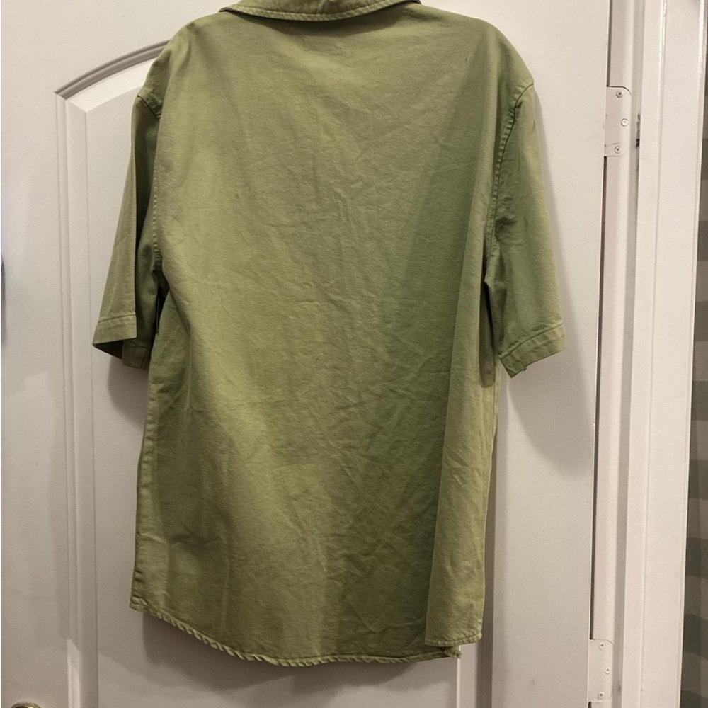 Prettylittlething Olive Oversized Button-Down Shi… - image 5